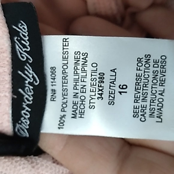 "PRETTY IN PINK" GIRLS SZ 16 DRESSY DRESS W/PUCKER - Picture 10 of 11